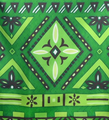 Hula Blouse & Pa'u Set-Up with Moana Kahiko Print / Luxury Collection / J3174-4