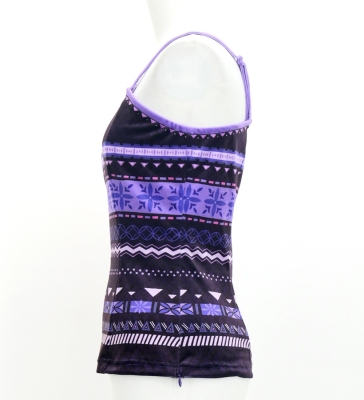 Hula Blouse & Pa'u Set-Up with Moana Kahiko Print / Luxury Collection / J3174-5