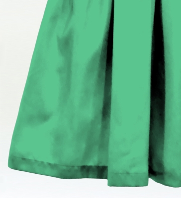 Hula Solid Shantung Pa'u Skirt / Luxury Collection / Aqua / J3177aq