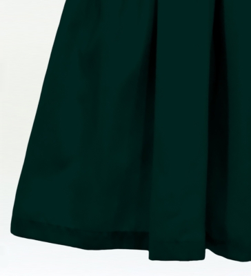 Hula Solid Shantung Pa'u Skirt / Luxury Collection / Dark Green / J3177dgr