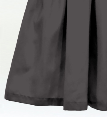 Hula Solid Shantung Pa'u Skirt / Luxury Collection / Gray / J3177gy