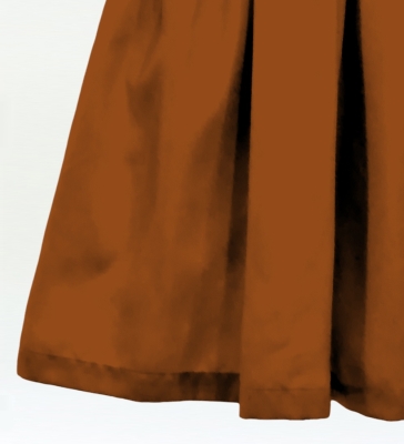 Hula Solid Shantung Pa'u Skirt / Luxury Collection / Light Brown / J3177lbr