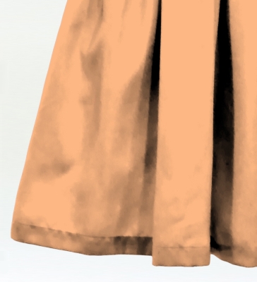 Hula Solid Shantung Pa'u Skirt / Luxury Collection / Light Peach / J3177lpe
