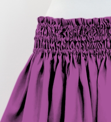 Hula Solid Shantung Pa'u Skirt / Luxury Collection / Light Purple / J3177lpu