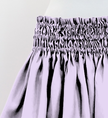 Hula Solid Shantung Pa'u Skirt / Luxury Collection / Lavender / J3177lv