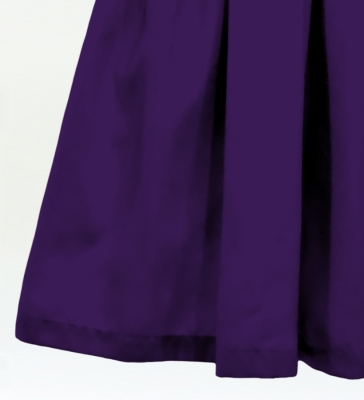 Hula Solid Shantung Pa'u Skirt / Luxury Collection / Purple / J3177pu