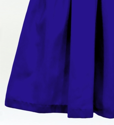 Hula Solid Shantung Pa'u Skirt / Luxury Collection / Royal Blue / J3177rbl