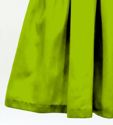 Hula Solid Shantung Pa'u Skirt / Luxury Collection / Yellow Green / J3177yegr