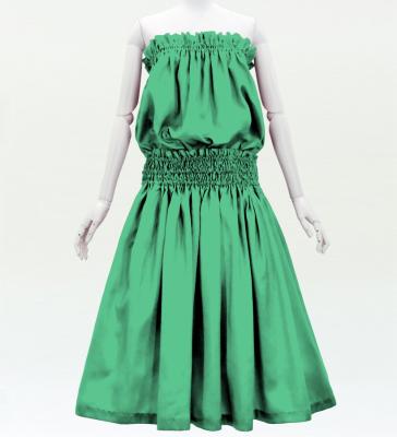 Hula Solid Blouse & Pa'u Set-Up / Luxury Collection / Aqua / J3178aq
