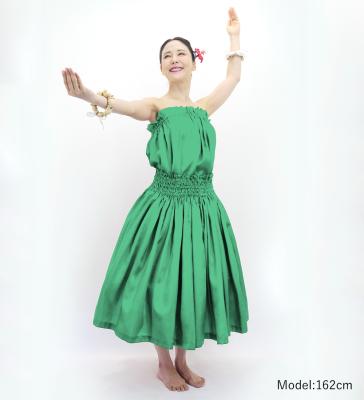 Hula Solid Blouse & Pa'u Set-Up / Luxury Collection / Aqua / J3178aq