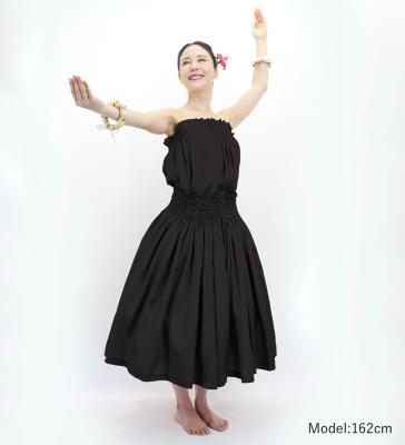 Hula Solid Blouse & Pa'u Set-Up / Luxury Collection / Dark Gray / J3178dgy