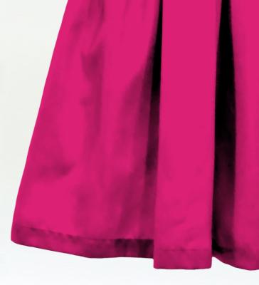 Hula Solid Blouse & Pa'u Set-Up / Luxury Collection / Dark Pink / J3178dpi