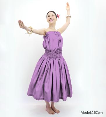 Hula Solid Blouse & Pa'u Set-Up / Luxury Collection / Lilac / J3178li
