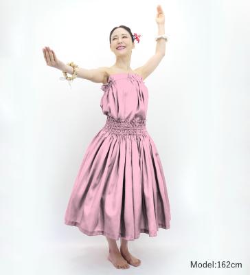 Hula Solid Blouse & Pa'u Set-Up / Luxury Collection / Light Pink / J3178lpi