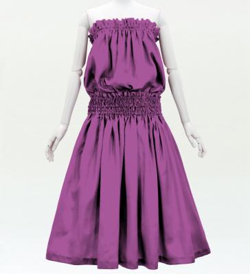 Hula Solid Blouse & Pa'u Set-Up / Luxury Collection / Light Purple / J3178lpu