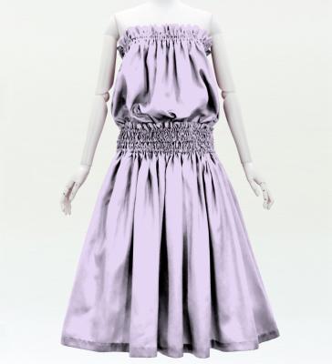 Hula Solid Blouse & Pa'u Set-Up / Luxury Collection / Lavender / J3178lv