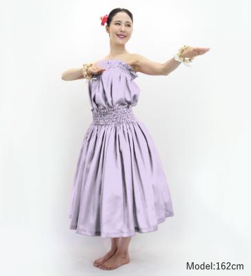 Hula Solid Blouse & Pa'u Set-Up / Luxury Collection / Lavender / J3178lv