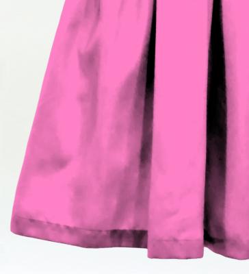 Hula Solid Blouse & Pa'u Set-Up / Luxury Collection / Pink / J3178pi
