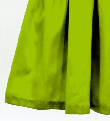 Hula Solid Blouse & Pa'u Set-Up / Luxury Collection / Yellow Green / J3178yegr