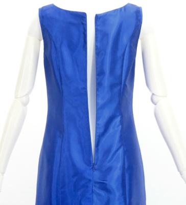 Hula Long Gradation Dress / Luxury Collection /  Blue  & White / J3191blwh