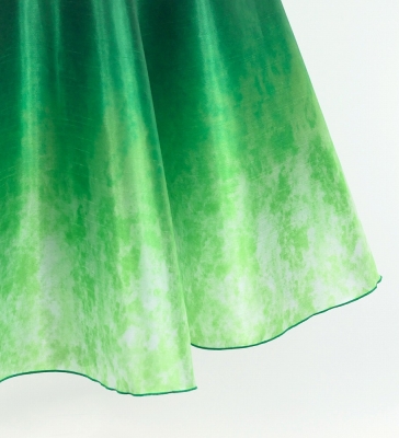 Hula Long Gradation Dress / Luxury Collection / Green  & White / J3191grwh