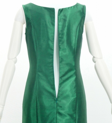 Hula Long Gradation Dress / Luxury Collection / Green  & White / J3191grwh