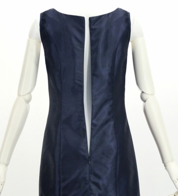Hula Long Gradation Dress / Luxury Collection / Navy & Dark Red / J3191nvdrd