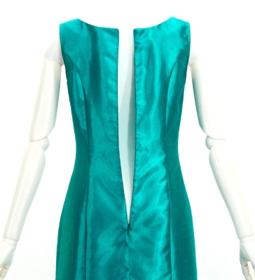 Hula Long Gradation Dress / Luxury Collection / Turquoise Blue  & Light Green / J3191tbllgr