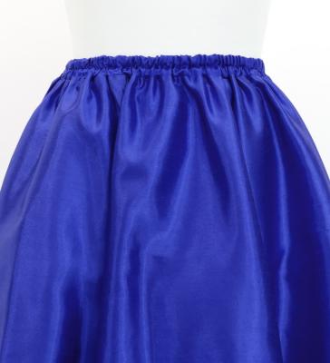Hula Long Shantung Circular Skirt / Luxury Collection / Royal Blue / J3201-15