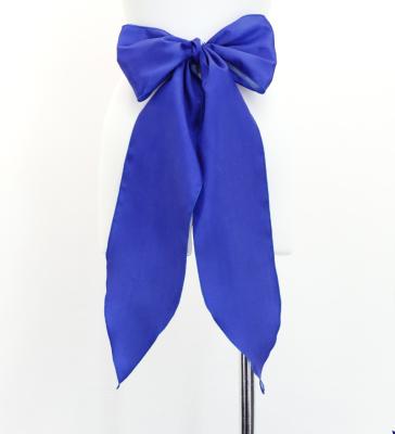 Hula Long Shantung Circular Skirt / Luxury Collection / Royal Blue / J3201-15
