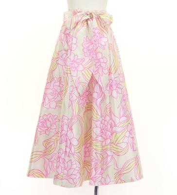 Hula Long Circular Skirt with Tube Rose / Luxury Collection / Light Pink / J3201-24