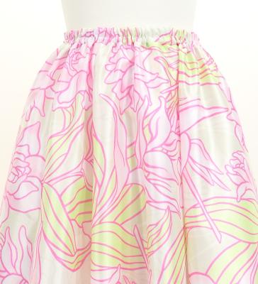 Hula Long Circular Skirt with Tube Rose / Luxury Collection / Light Pink / J3201-24