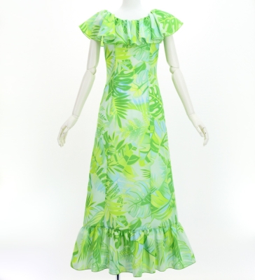 Hula Koshibo Frill Dress / Luxury Collection / Light Green / J3205lgr