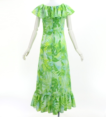 Hula Koshibo Frill Dress / Luxury Collection / Light Green / J3205lgr