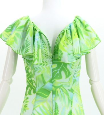 Hula Koshibo Frill Dress / Luxury Collection / Light Green / J3205lgr