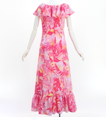 Hula Koshibo Frill Dress / Luxury Collection / Light Pink/ J3205lpi