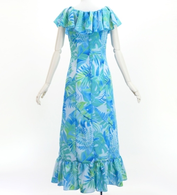 Hula Koshibo Frill Dress / Luxury Collection / Sky Blue/ J3205sbl
