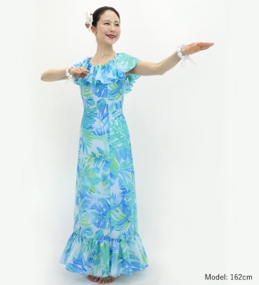 Hula Koshibo Frill Dress / Luxury Collection / Sky Blue/ J3205sbl