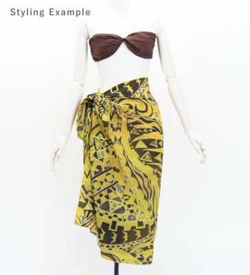 Hula Short Pareo / Kahiko & Moana / Yellow / J3225-19
