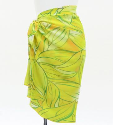 Hula Short Pareo / Ti Leaf / Yellow / J3225-23