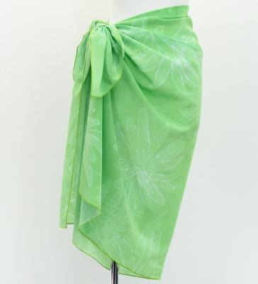Hula Short Pareo / Lily / Green / J3225-9