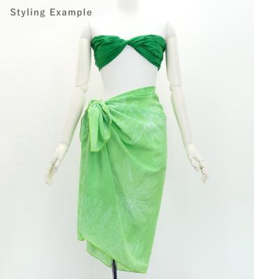 Hula Short Pareo / Lily / Green / J3225-9