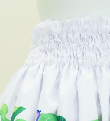 Hula Set up with Cattleya Lei Print / Luxury Collection / White / J3228wh