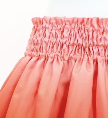 Hula Blouse & Pa'u Set-Up with Hawaiian Flower & Leaf Print / Luxury Collection / J3256-1