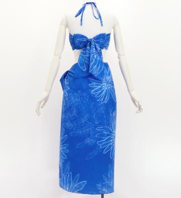 Koshibo Bra Top & Short Pareo / Lily / Blue / J3259-10