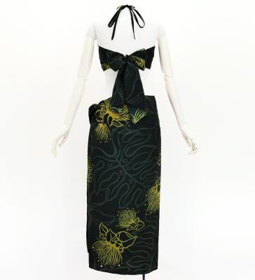 Koshibo Bra Top & Short Pareo / Lehua / Black / J3259-22