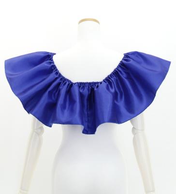 Hula Multi-way Frill Blouse with Shantung / Royal Blue / J3261rbl