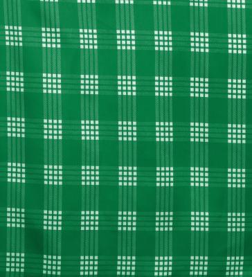Hula Shantung Pa'u Skirt with Palaka Check Print / Luxury Collection / Green / J3308gr