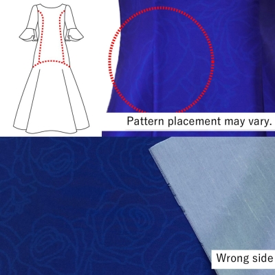 Custom Frilled Sleeve Long Dress / JC100-pattern