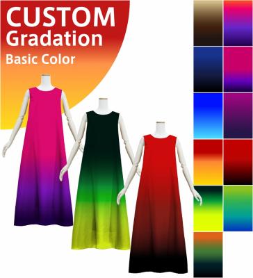 [Gradation]Custom Long Koshibo Dress/ Basic Gradation / JC122-gradation-B